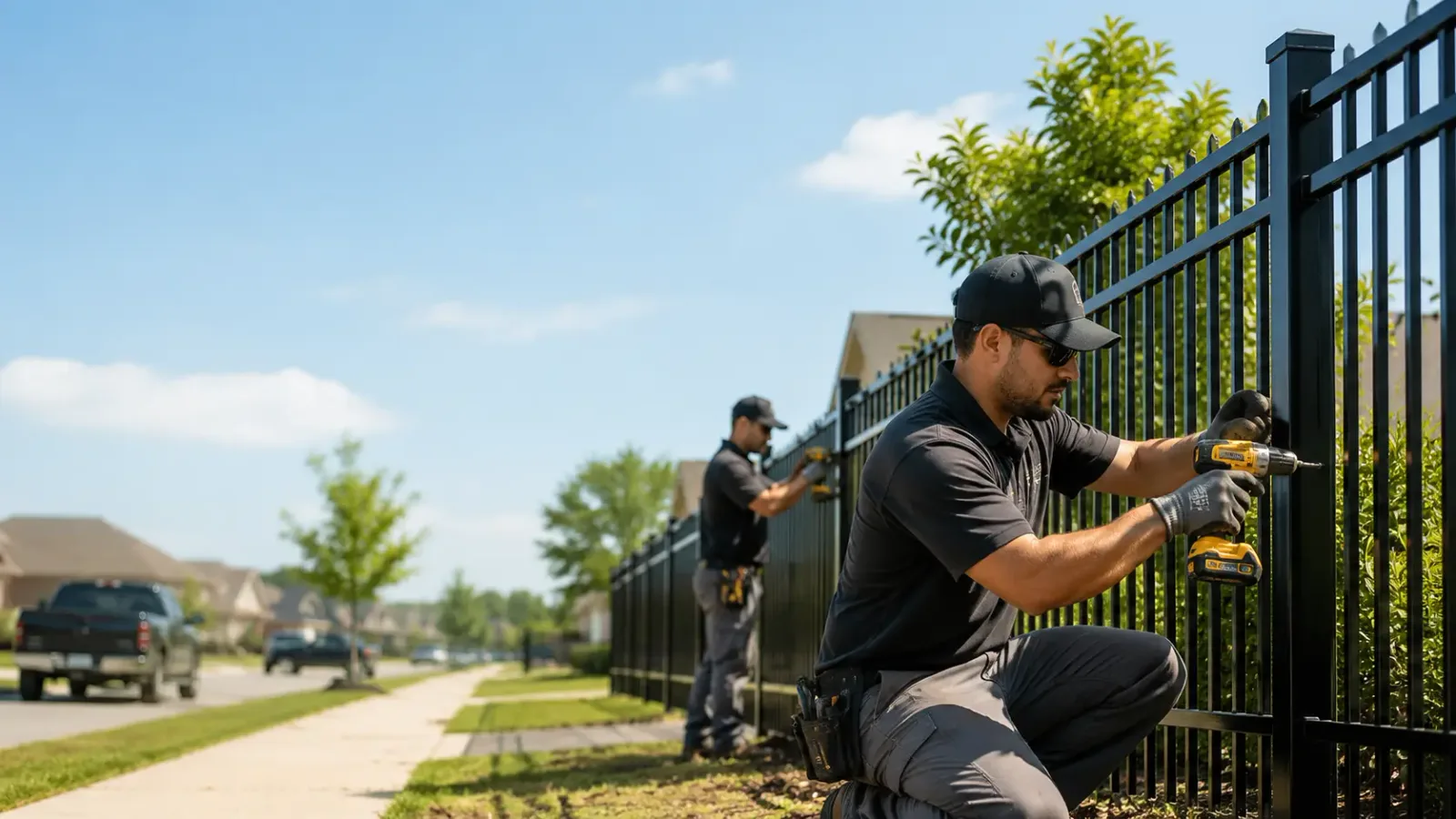 Metal Fence Installation in Hyannis, MA